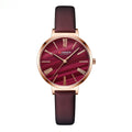 Ladies' watch with small dial – Elegant leather strap