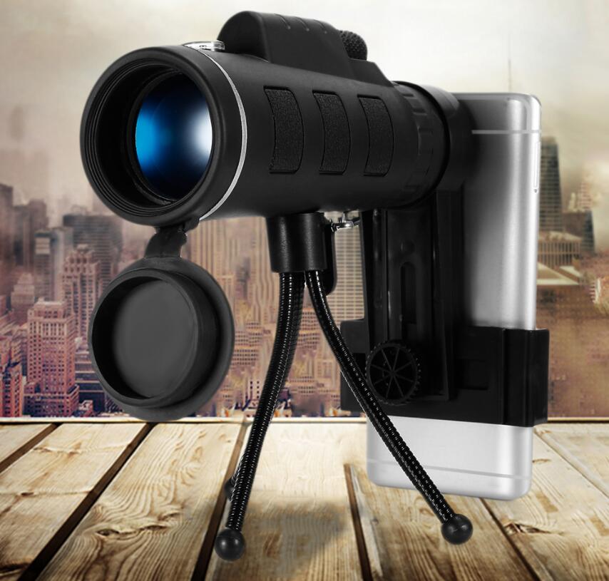 40x60 HD Monocular Telescope with Smartphone Holder & Tripod | Waterproof BAK4 Prism Outdoor