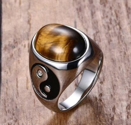 Tiger's Eye Lucky Ring
