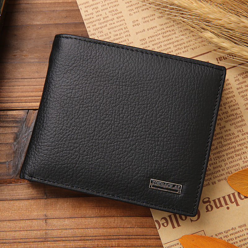 Men's Leather Wallet | Coin Pocket | Compact Bifold