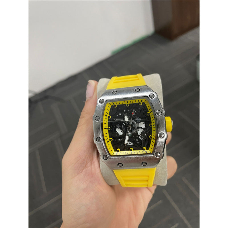Men's Quartz Watch Luminous Modern | Cylindrical Design Watch