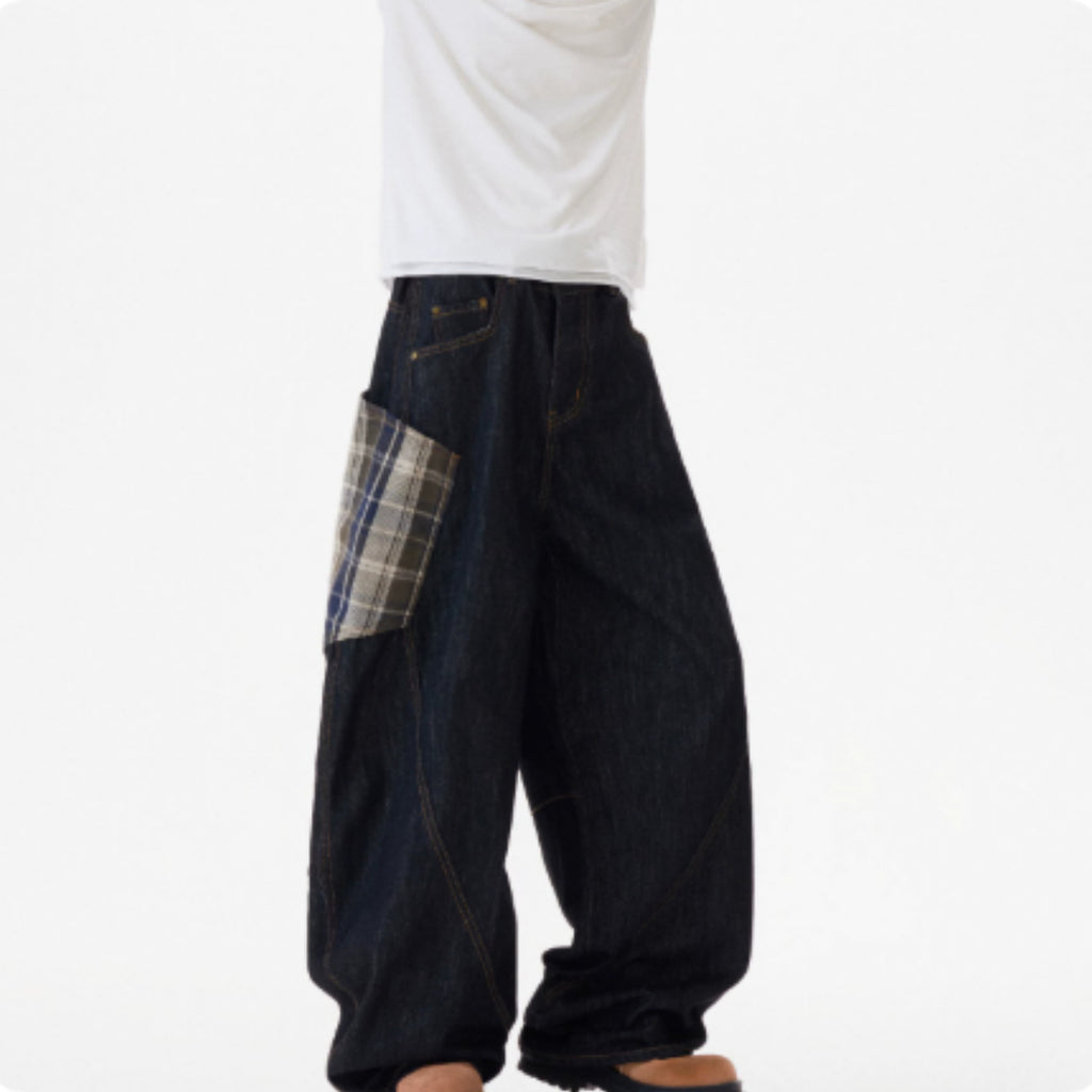 Men's Straight Leg Loose Fit Trousers - Versatile Long Trousers