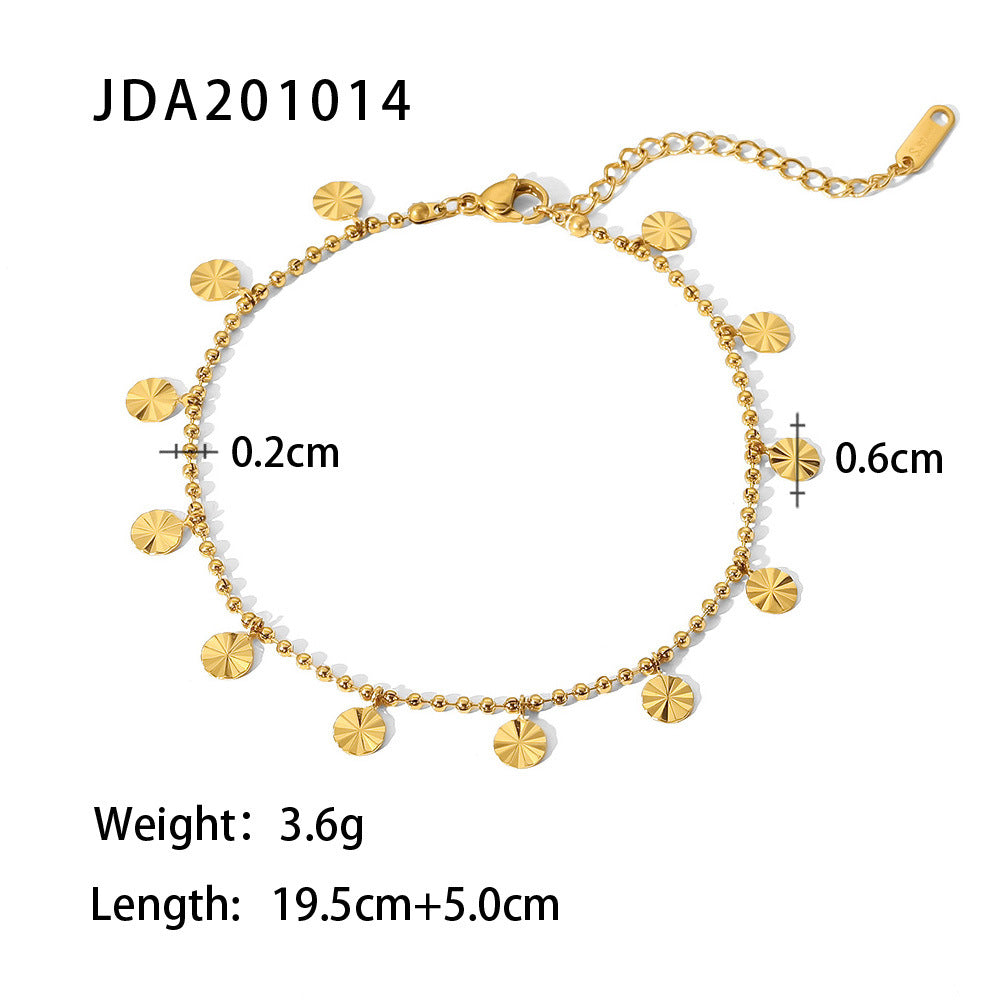 Elegant Stainless Steel Ankle Bracelet for Women – Stylish Anklet with a Modern Design
