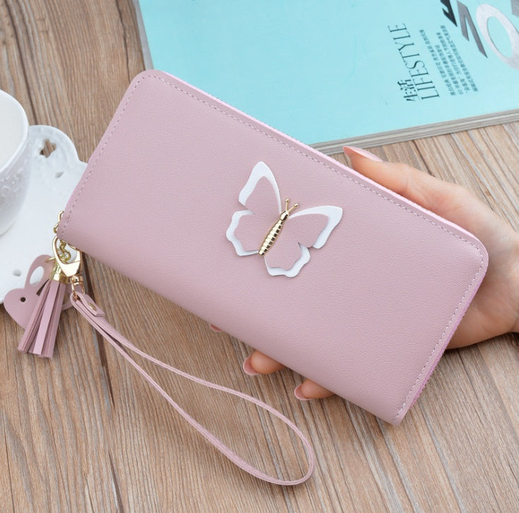Women's Long Wallet | Elegant Zipper Purse