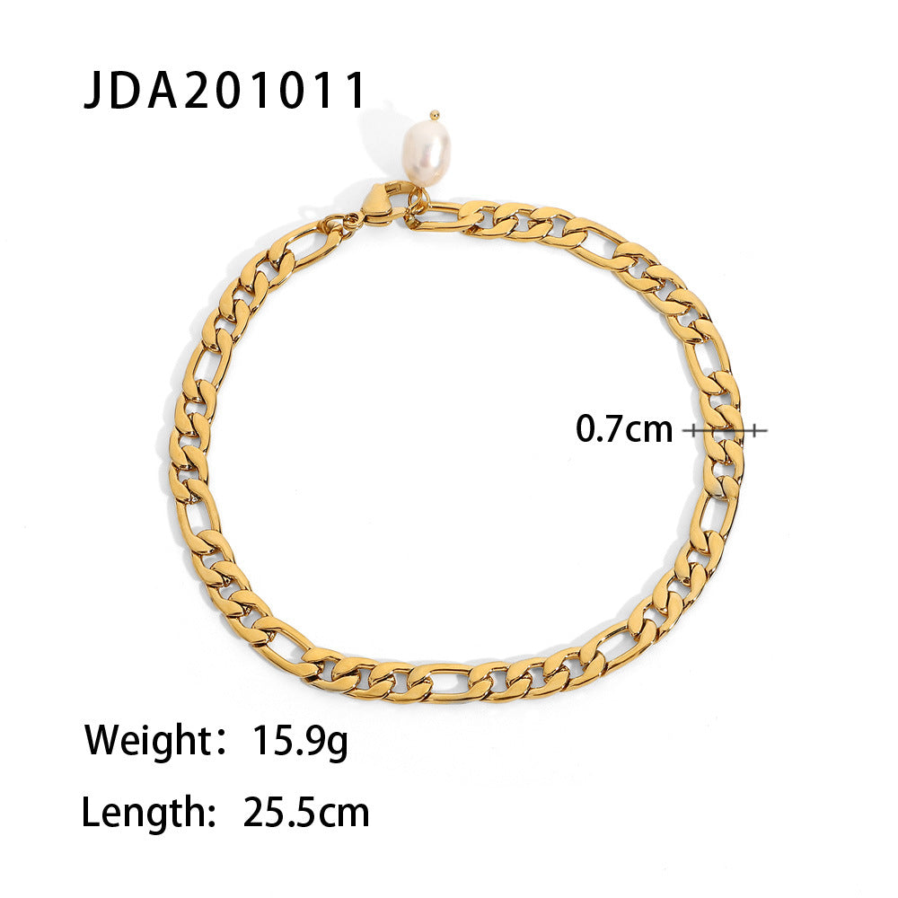 Elegant Stainless Steel Ankle Bracelet for Women – Stylish Anklet with a Modern Design