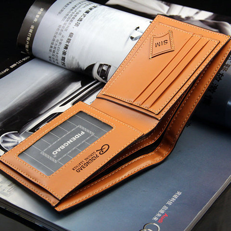 Men's Checkered Card Holder | Multiple Card Slots | Slim Wallet