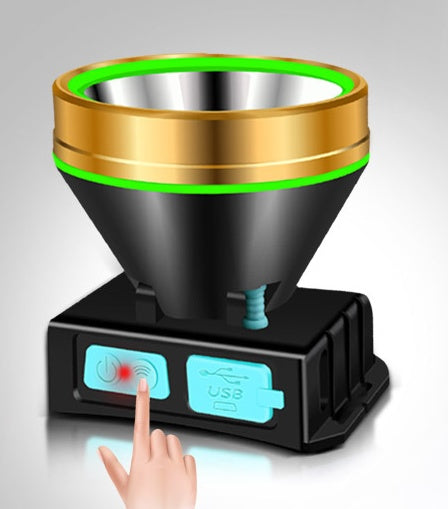 Ultrahelle Wasserdichte LED Stirnlampe | Wiederaufladbare Kopflampe