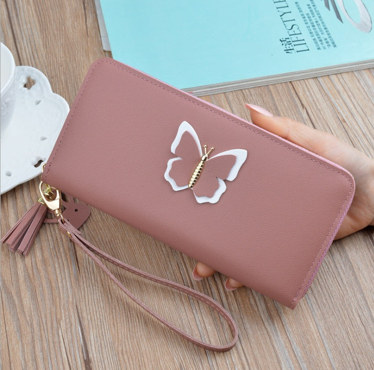 Women's Long Wallet | Elegant Zipper Purse