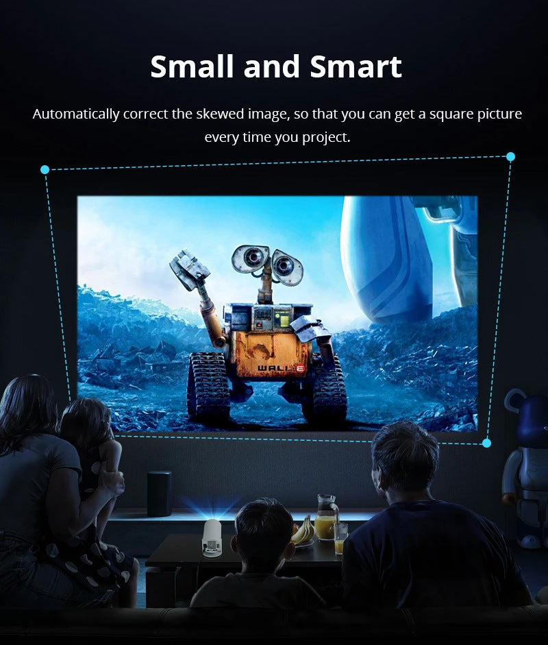 HY300 Smart Mini Projector - Portable HD Projector with Android & Home Cinema Experience