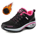 Damen Plateau Sneaker mit Luftkissen – Herbst Winter Komfortschuhe