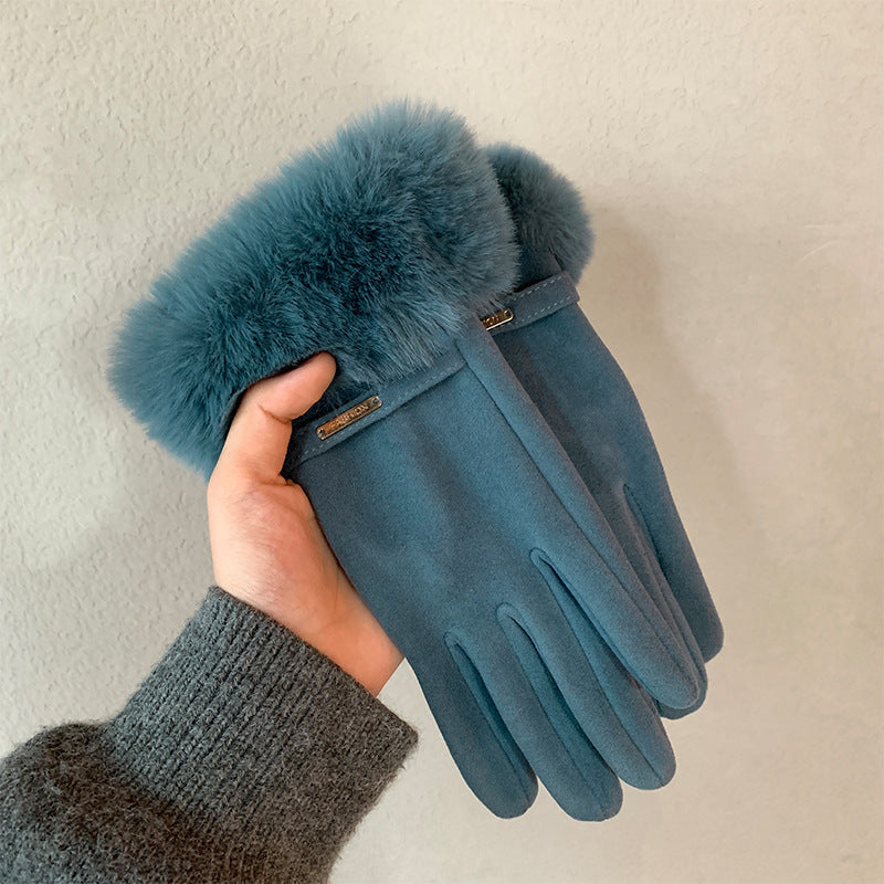 Damen Touchscreen Winterhandschuhe – Gefüttert Warm & Elegant
