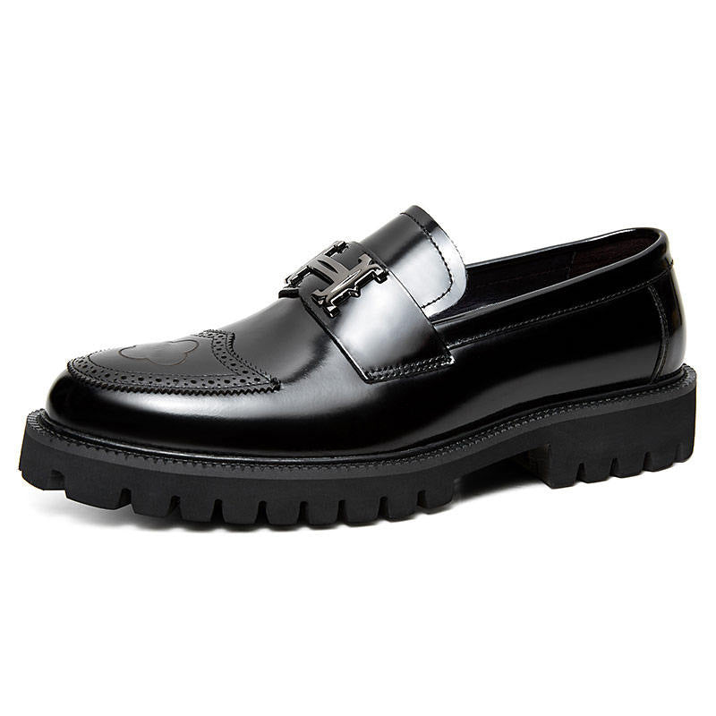 Men's Leather Shoes with Pearls | Matte Elegant Stylish Shoes
