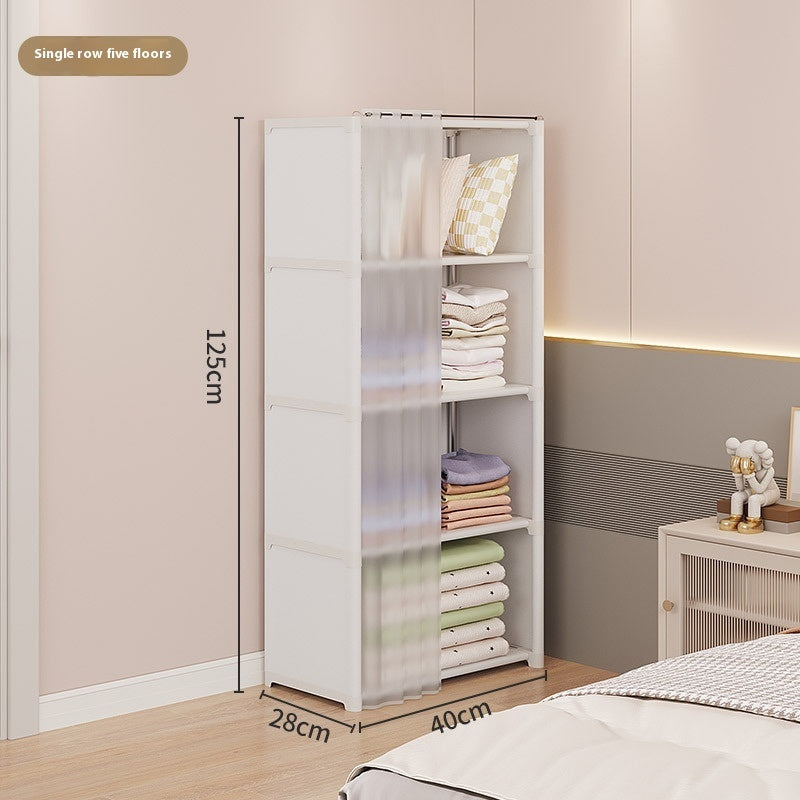 Wardrobe dustproof compact bedroom organizer tidy