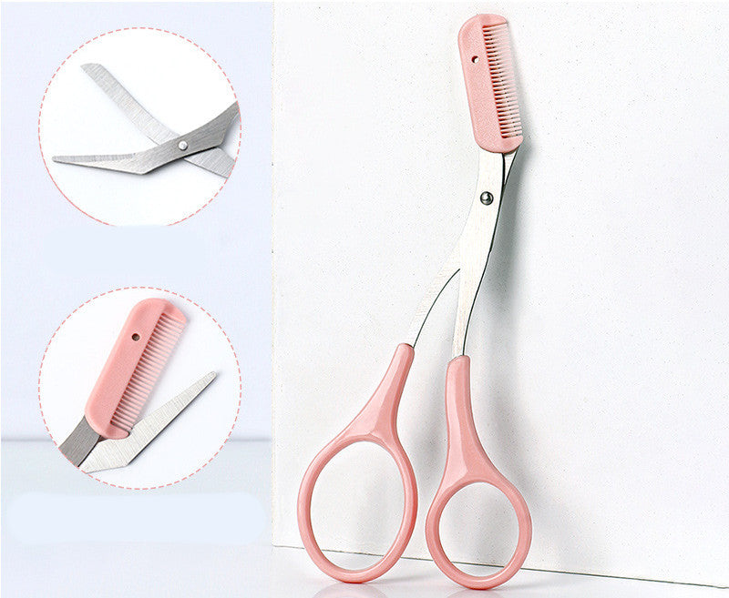 Augenbrauen Rasiermesser mit Kamm | Präziser Beauty Trimmer für Perfekte Brows