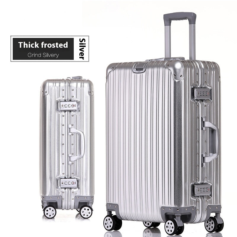 Aluminum Magnesium Suitcase with Combination Lock – Premium Trolley
