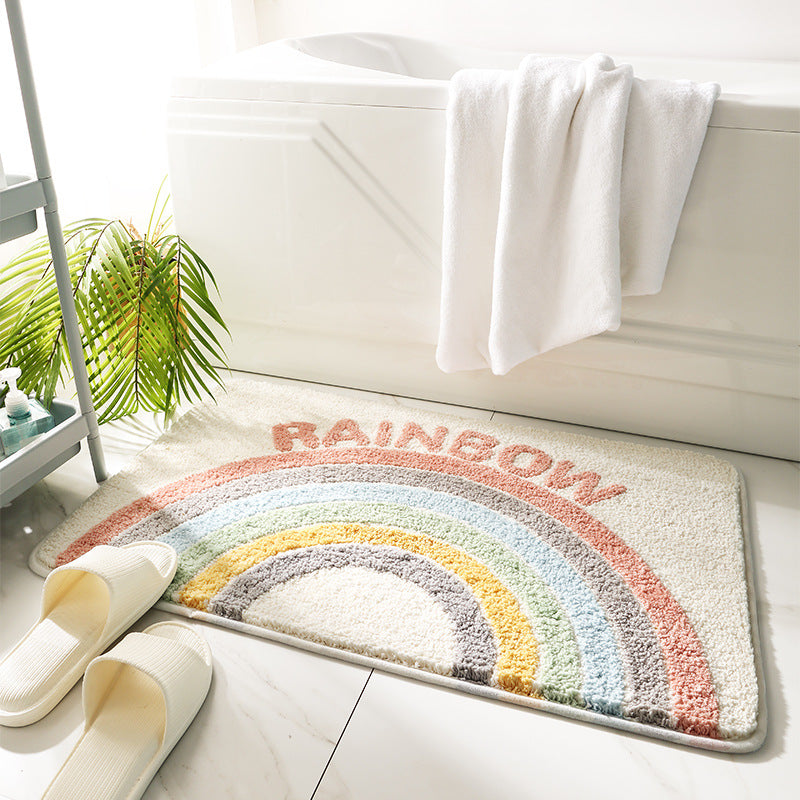 Non-slip bath mat | absorbent | soft modern bath rug