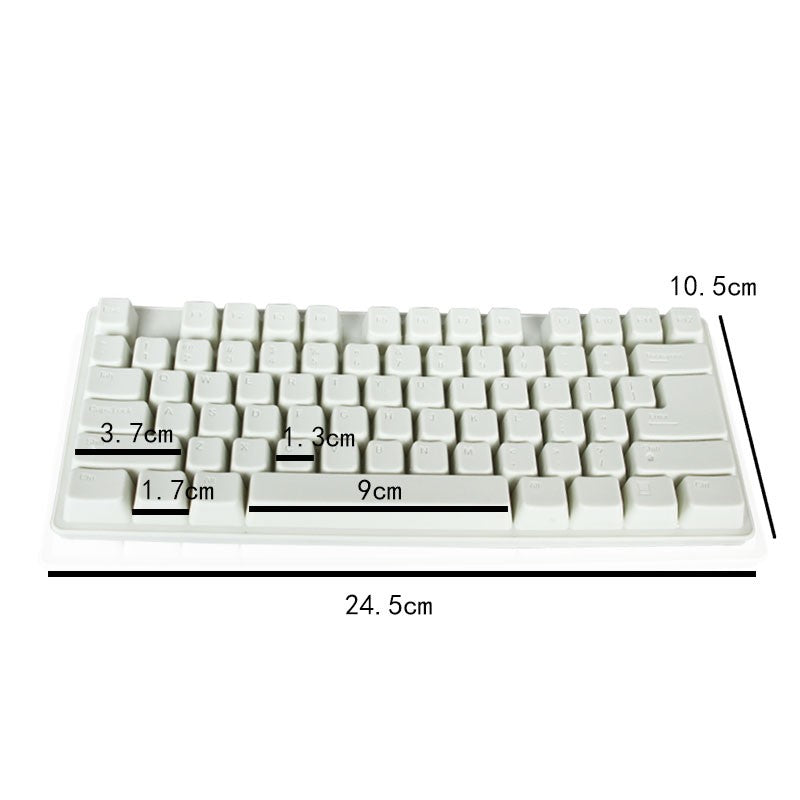 Tastatur Schokoladenform aus Silikon – Kreative Pralinen Backform
