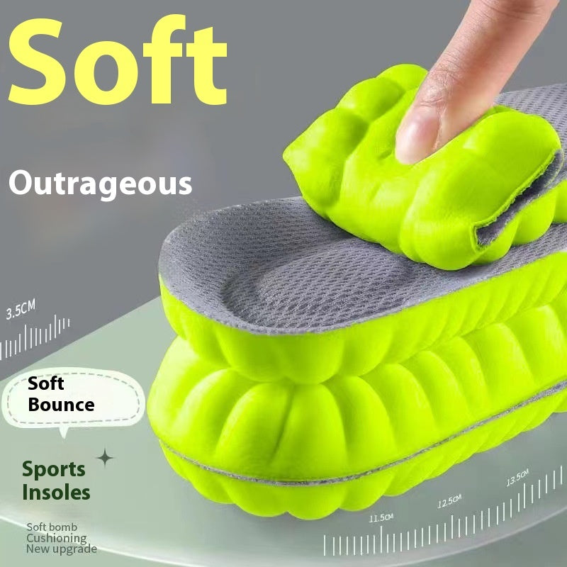 Sports Insoles | Shock Absorbing Arch Support Elastic Running