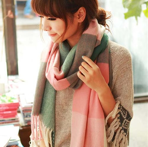 Damen Winter Bib Schal | Warmer Paar Schultertuch Schal