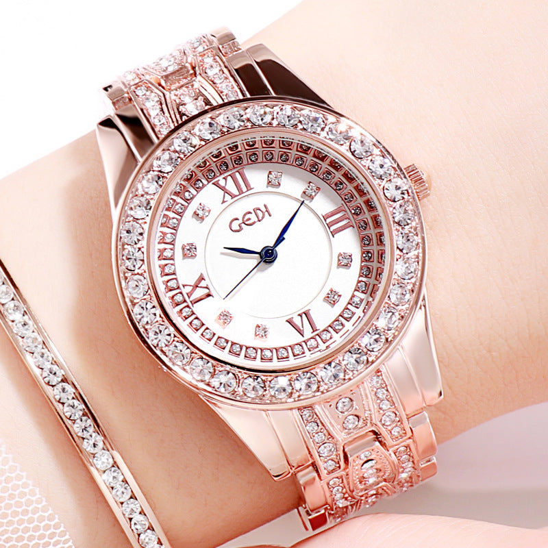 Women's Luxury Rhinestone Watch | Elegant All-Round Fashion Watch
