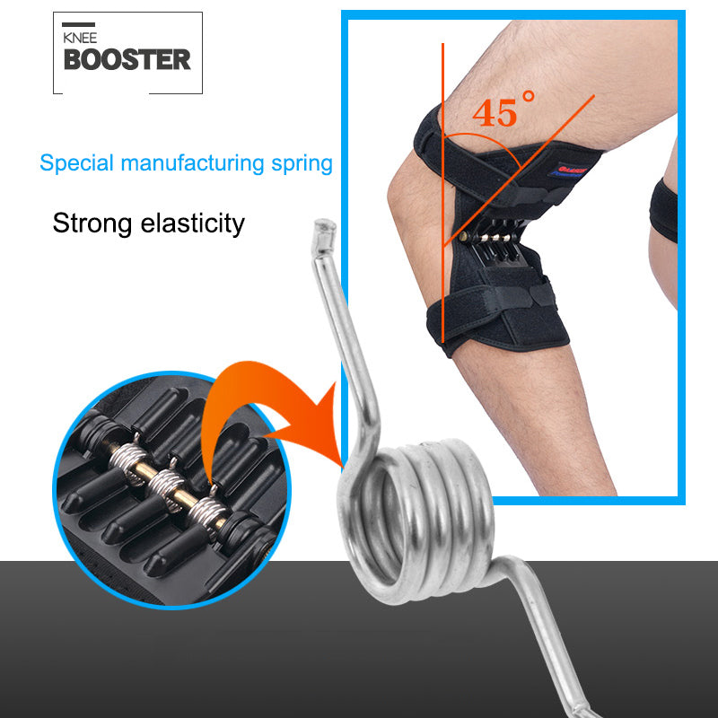 Knee Brace with Spring Support | Patella Booster Knee Brace Sports & Training