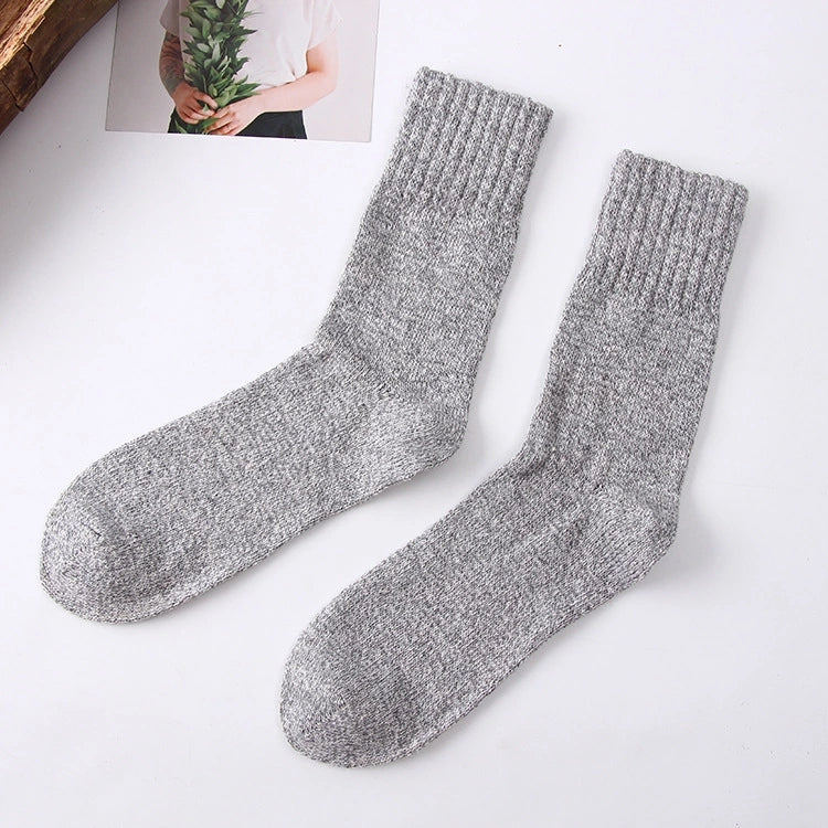 Men's Wool Socks Winter Warm | Terry Thermal Comfort