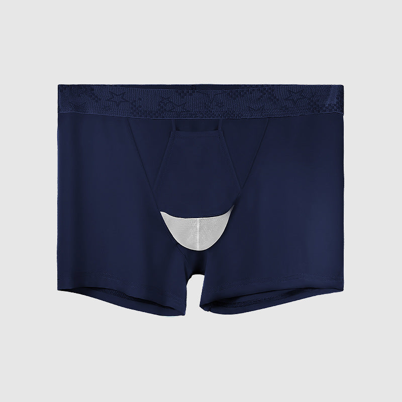 Men's Ice Silk Boxer Briefs | Cooling Breathable Comfort