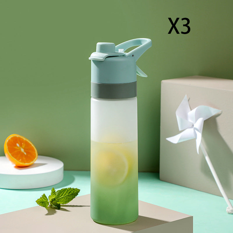 Spray Drinking Bottle Premium – Sports Water Bottle with Mist Function