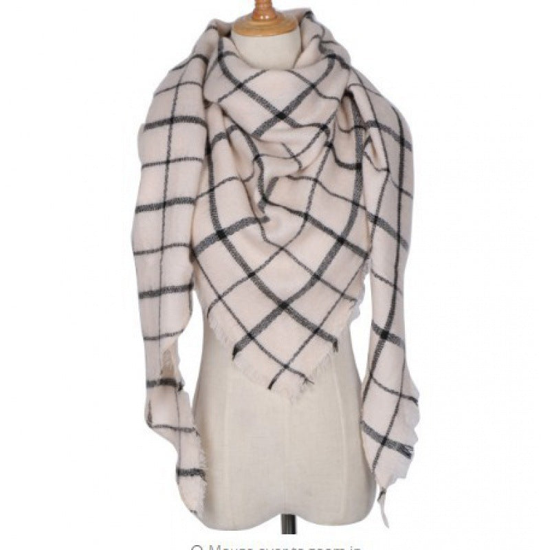 Damen Dreiecksschal Elegant | Herbst Winter Schal Stola