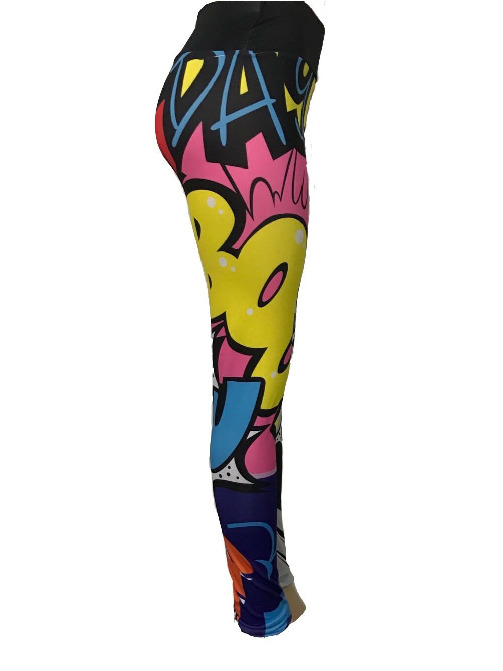 Cartoon Yoga Leggings for Women | High Waist 3D Print Fitness Pants