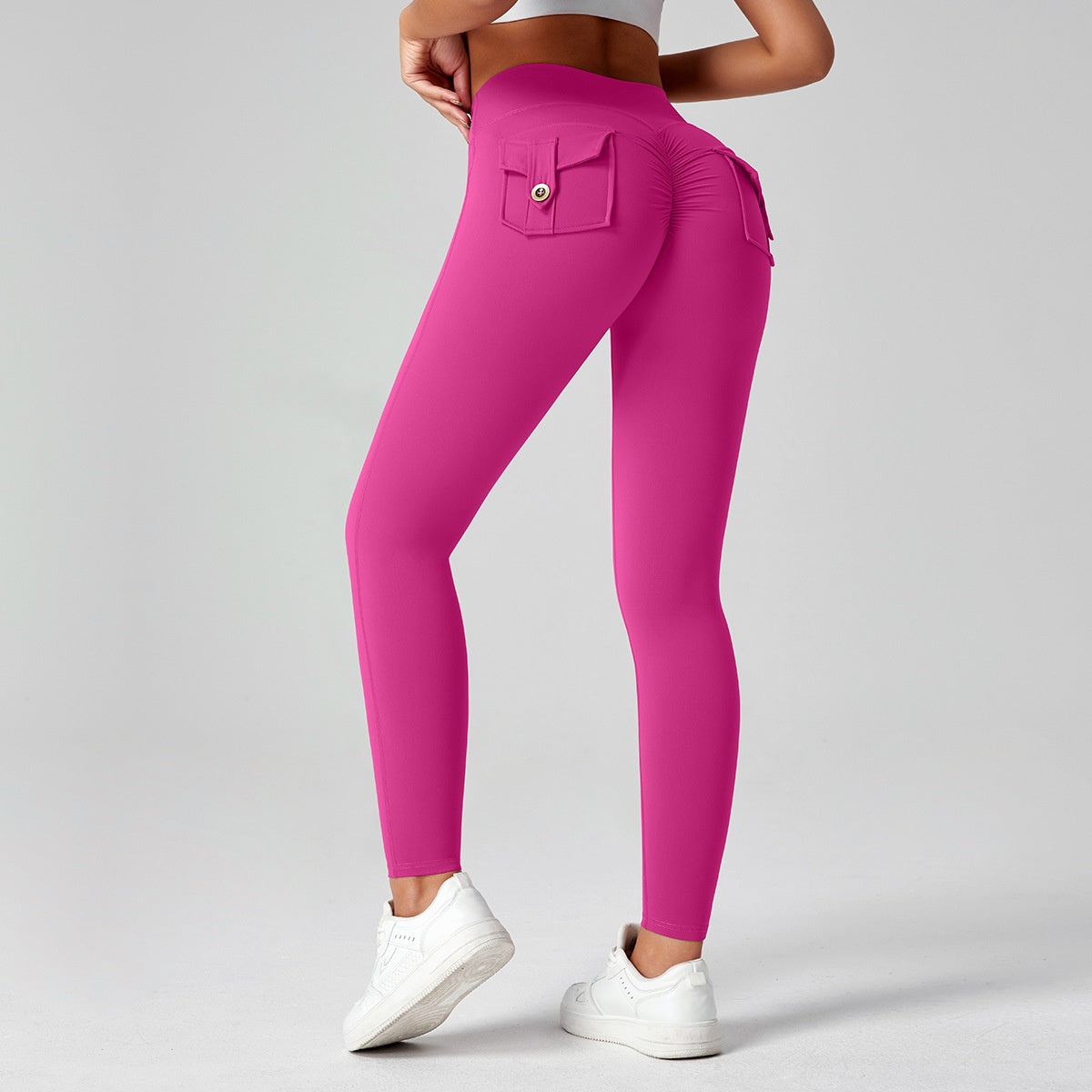 Women's High Waist Fitness Leggings – Push-Up Yoga Workout Pants