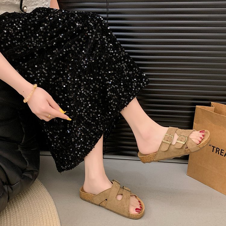 Women's Platform Slippers in Soft Leather | Comfortable & Modern