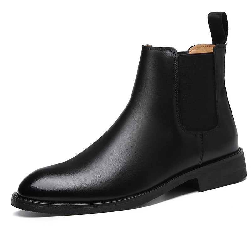 Men's Chelsea Boots Suede Winter – British High Top Ankle Boots