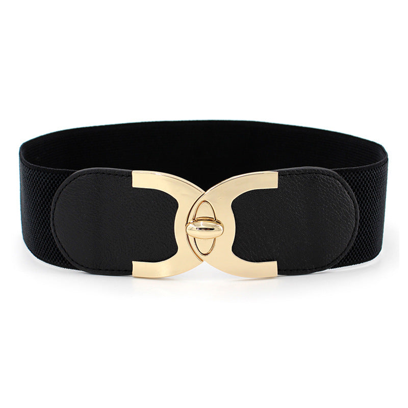 Women's Stretch Belt Gold | Twist-Lock Elegant Waist Belt