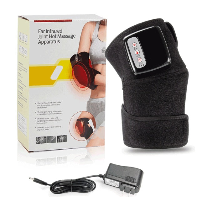 Electric Infrared Knee Brace with Massage - Vibration | Heat Therapy for Knees, Elbows & Joints