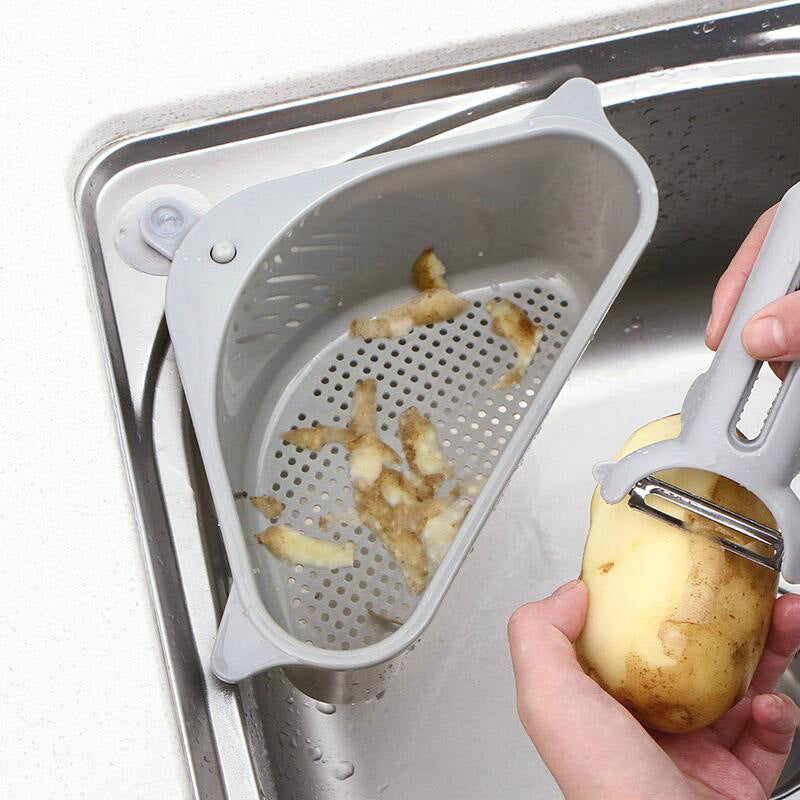 Sink Organizer Triangle – Multifunctional Draining Rack Kitchen
