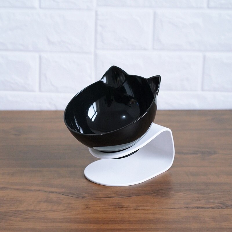 Double Bowl Dog Cat | Elevated Non-Slip Feeder Set