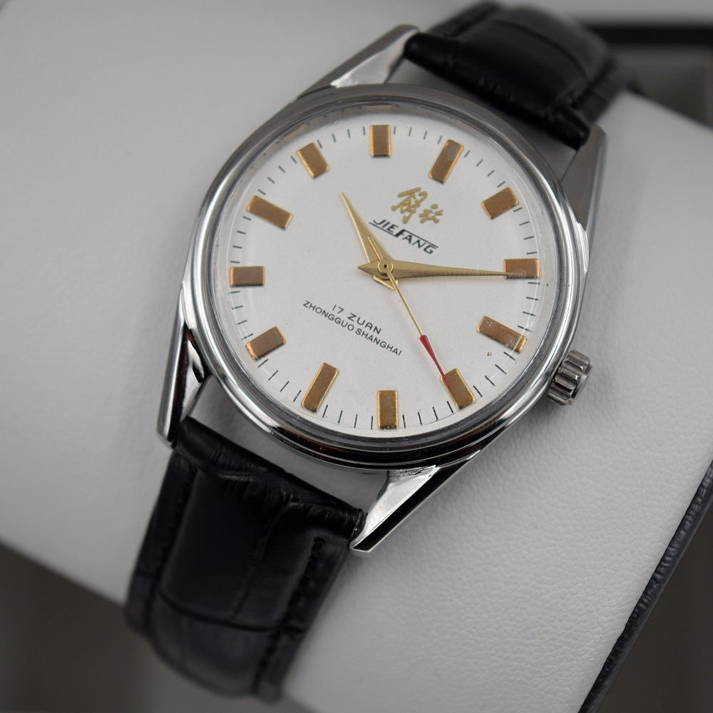 Men's ultra-thin hand-wound watch | retro elegant mechanical