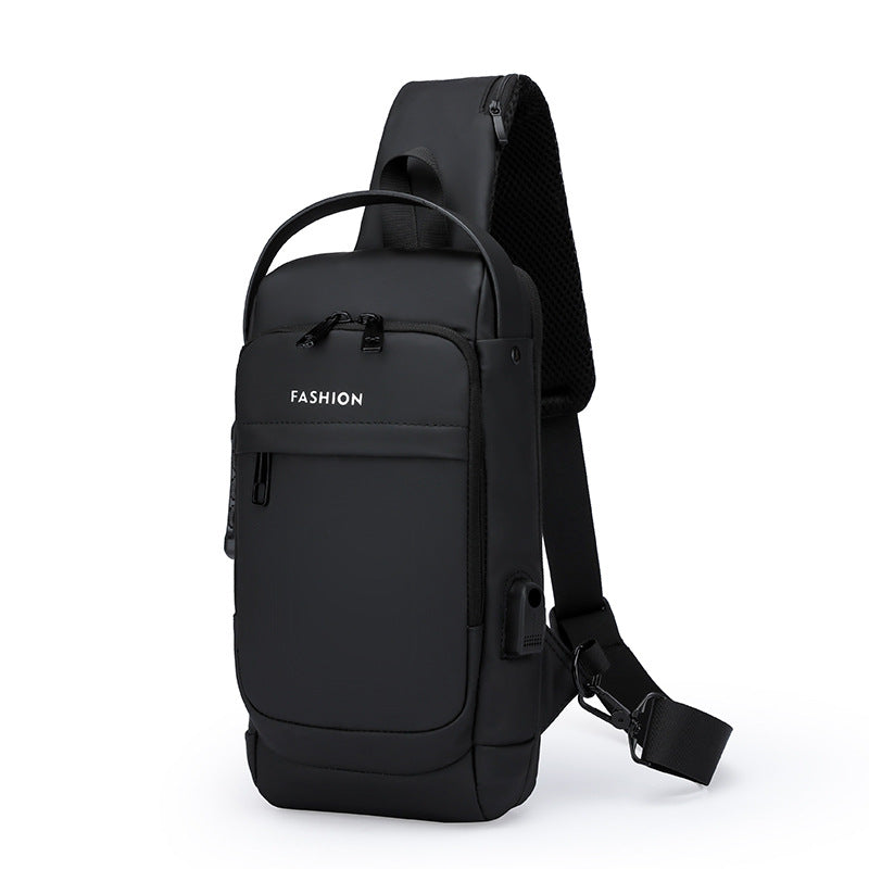 Men's Anti-Theft Bag | Large Combination Lock Chest Bag