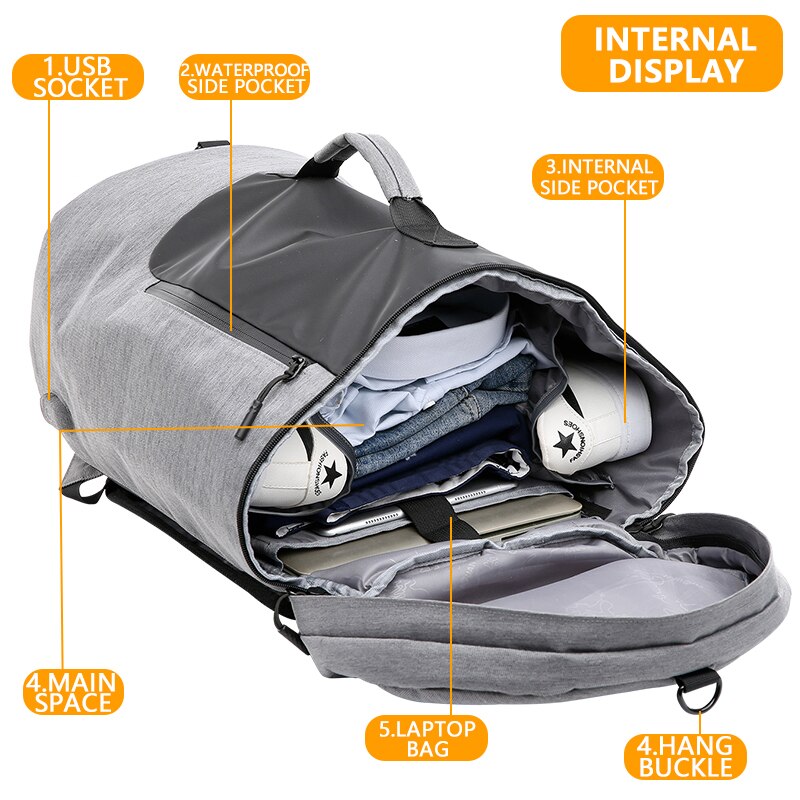Men's Travel Bag | Multifunctional, Robust & Large Volume