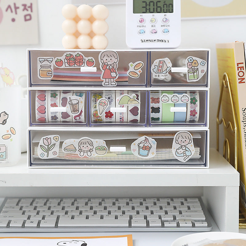 Transparent Drawer Box | Desk Organizer Office