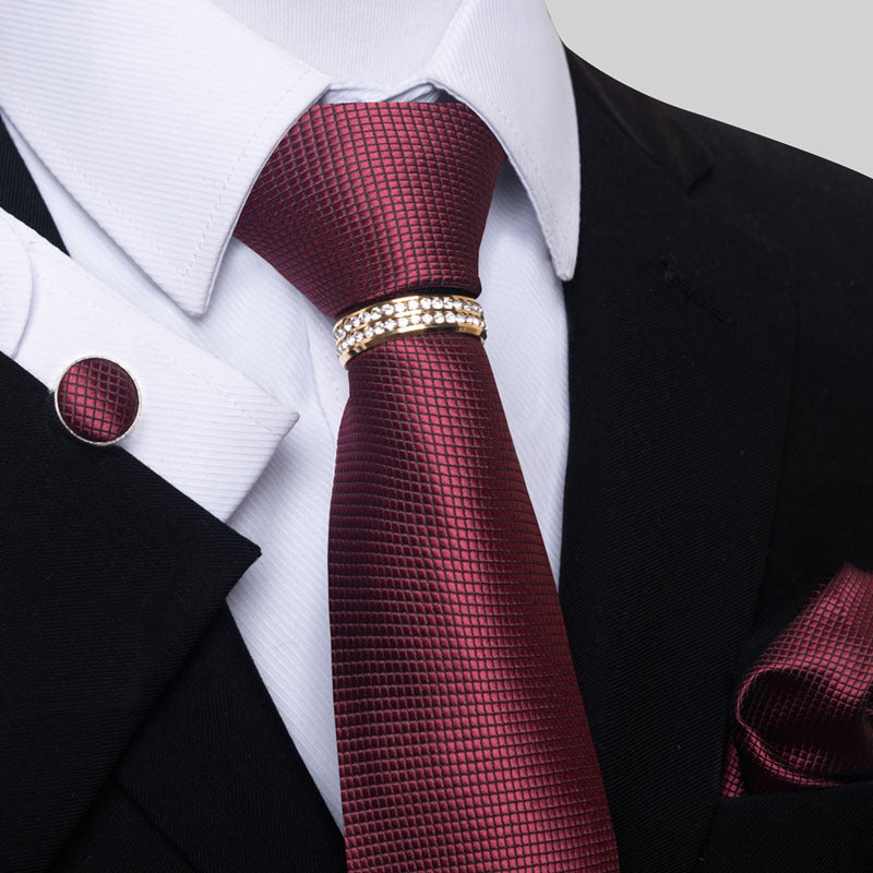 Men's Tie colorful striped floral modern elegant statement
