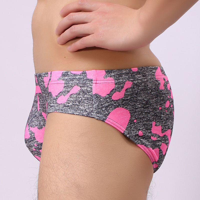 Men's Camouflage Nylon Briefs | Breathable U-Shape Comfort