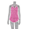 Damen Strick Loungewear mit Spitze – Elegantes Komfort Set
