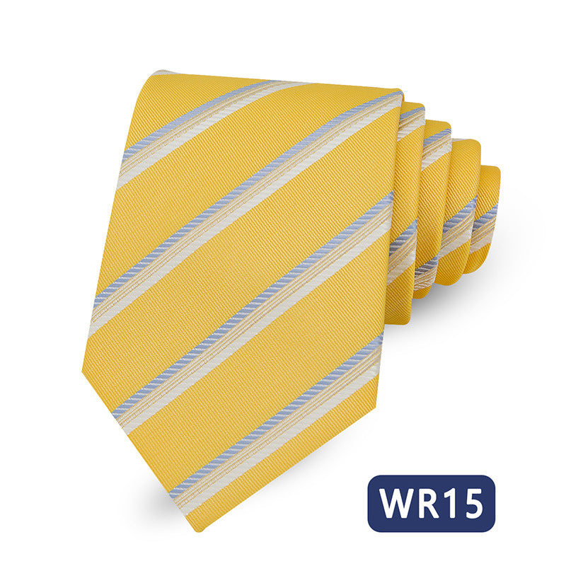 Men's Striped Tie Elegant Business Casual Modern