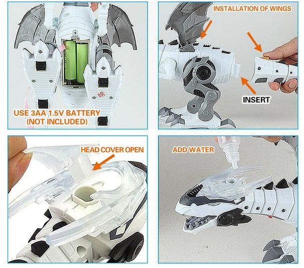 Robot Dinosaur | Interactive Toy Kids Sound Movement