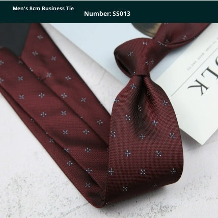 Men's Business Tie Elegant Classic Suit Office Style