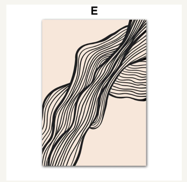 Living Room Poster modern | Inkjet Wall Art stylish decor