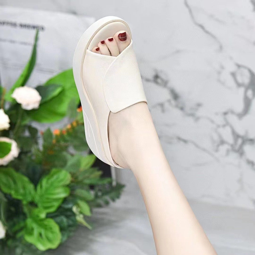 Damen Echtleder Keilsandalen | Weich Komfort Sommer Schuhe