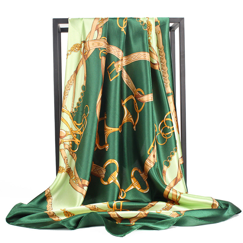 Ladies Large Headscarf Rayon Scarf Printed Elegant Versatile